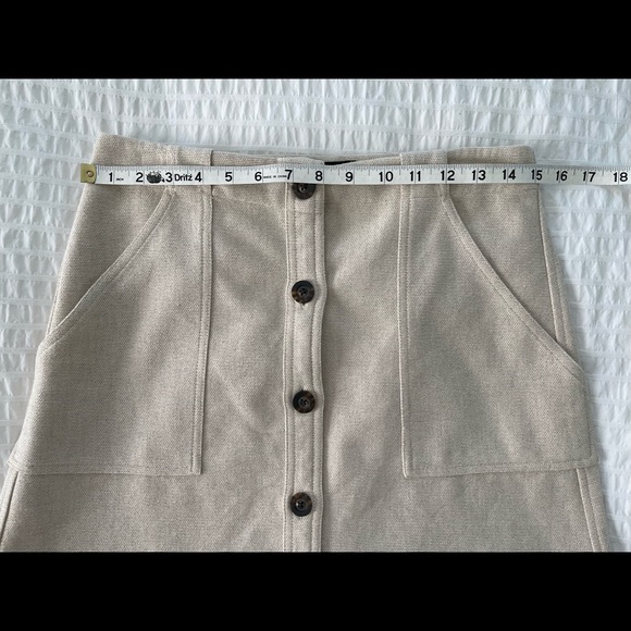 Cute Banana Republic Beige Mini Skirt - Picture 5 of 8